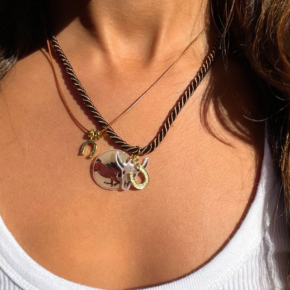 Mini Horseshoe Necklace