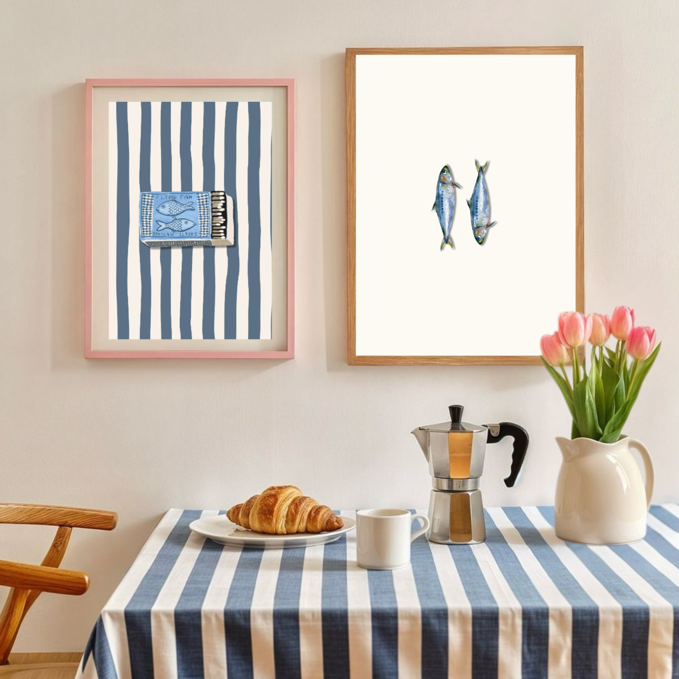 Sardines 5Pc Digital Art Prints