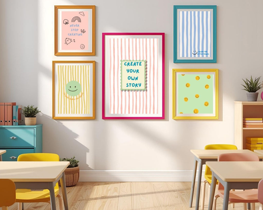 Creative Classroom 7Pc Digital Art Prints