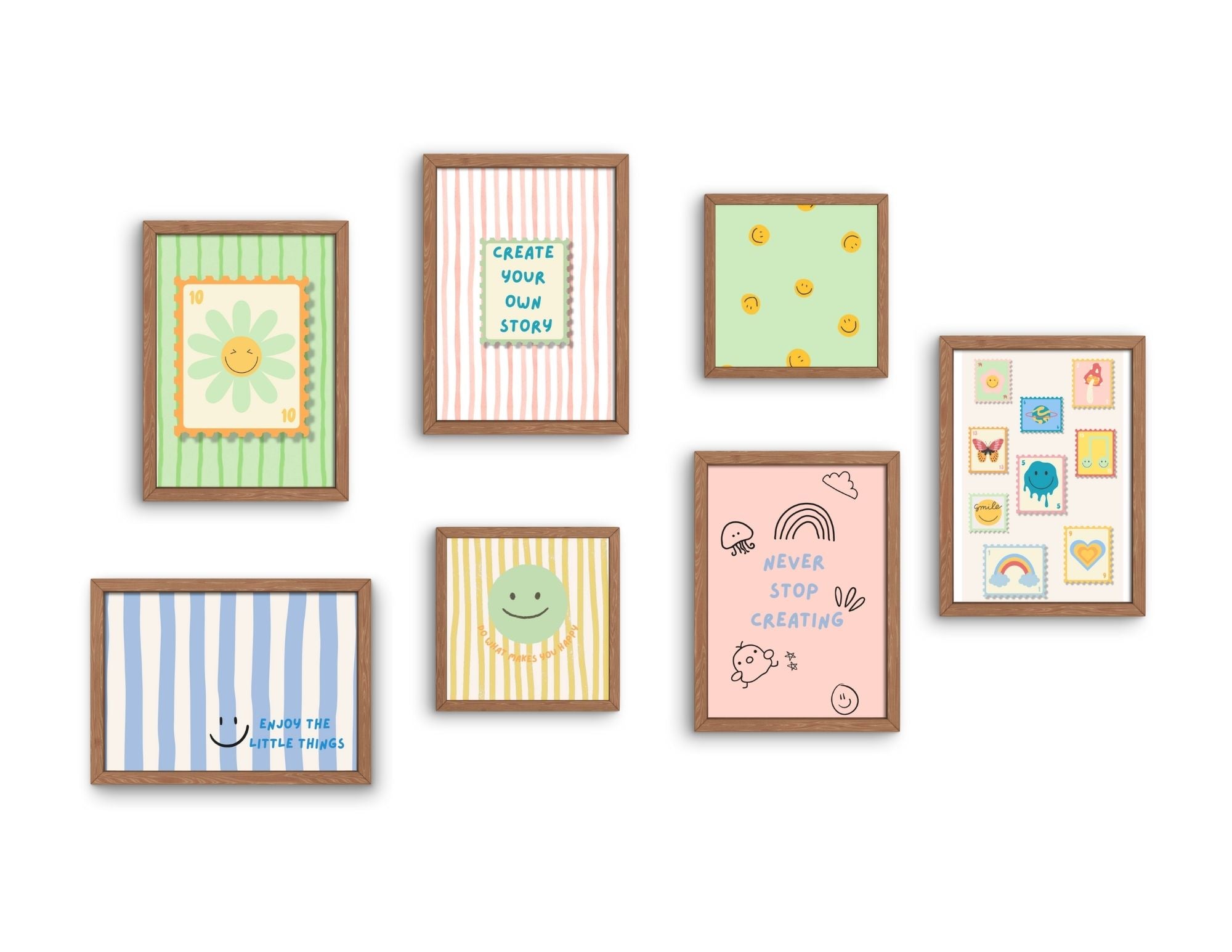 Creative Classroom 7Pc Digital Art Prints