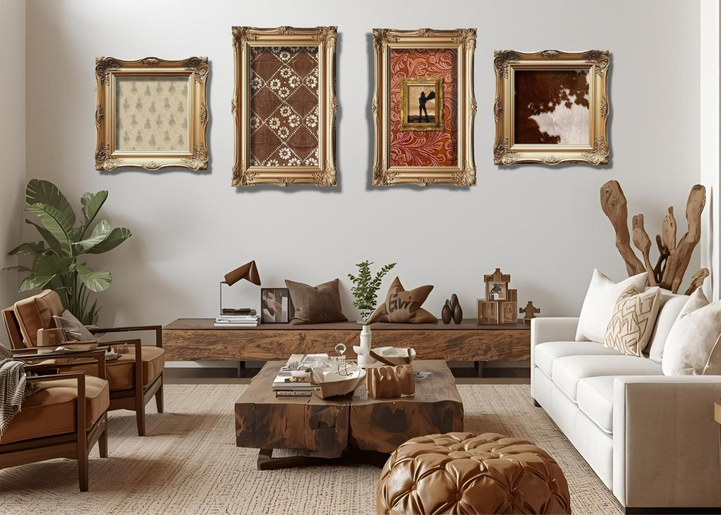 Saddle Up 4Pc Digital Art Prints