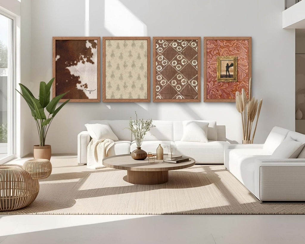 Saddle Up 4Pc Digital Art Prints