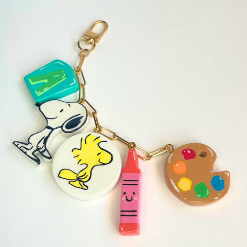 Custom Clay Bag Charms (5pc)
