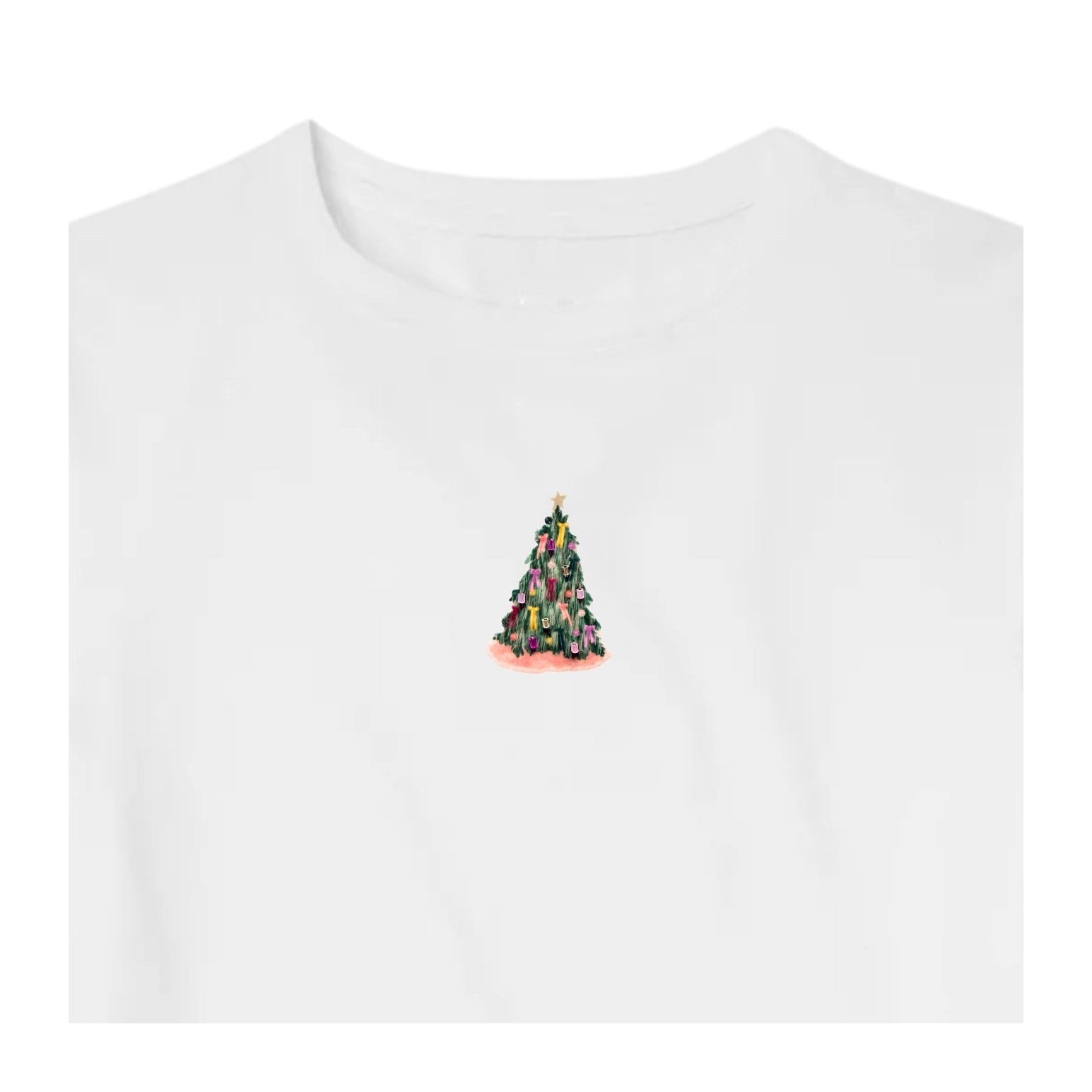 Beaded Christmas Tree Baby Tee