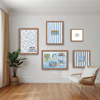 Sardines 5Pc Digital Art Prints