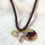 Brown Twisted Rope Necklace