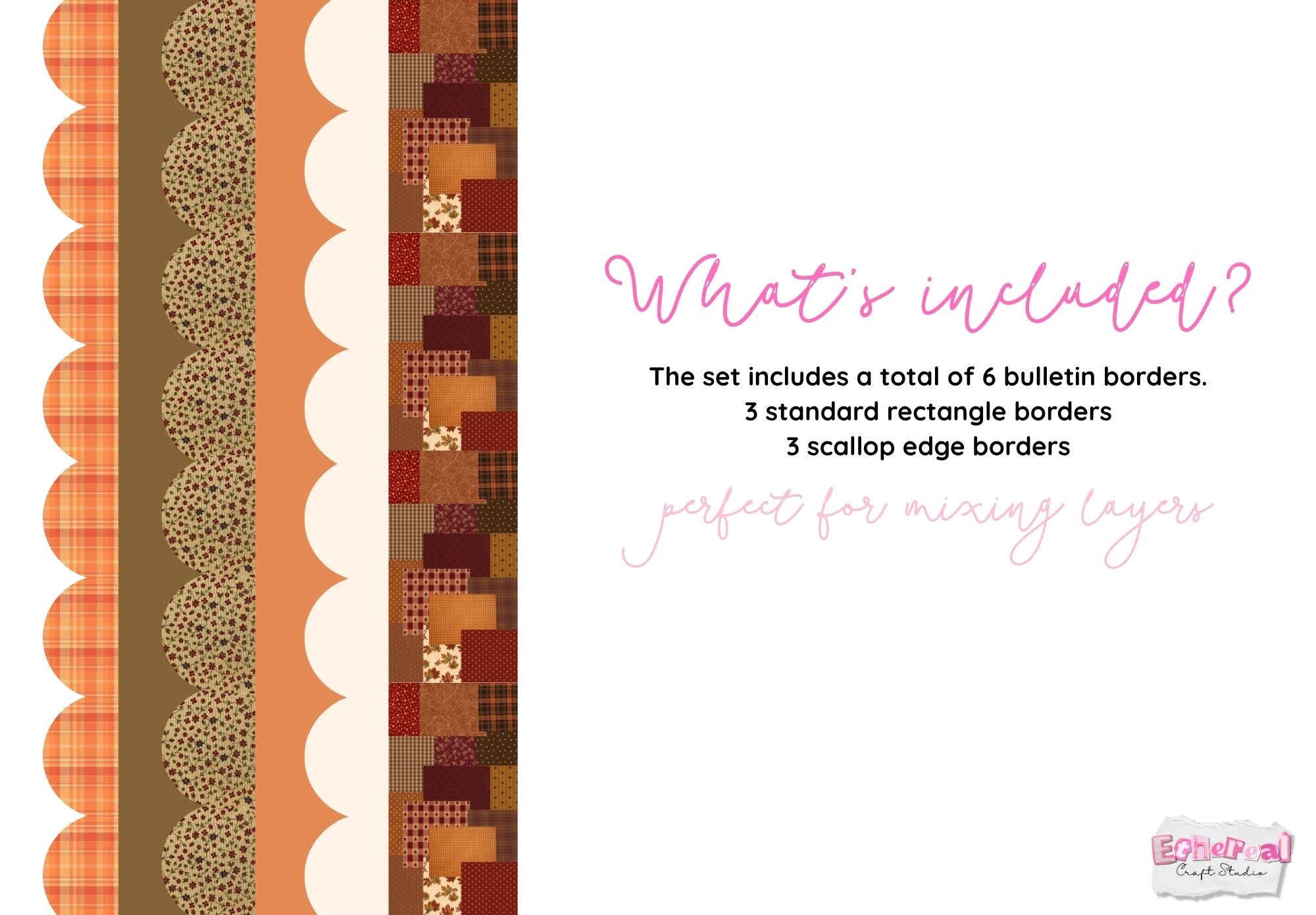 Thanksgiving Bulletin Borders