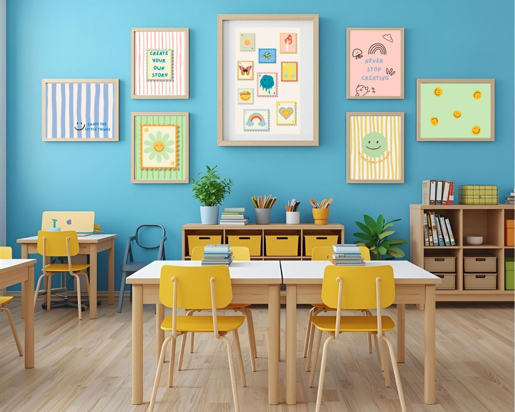 Creative Classroom 7Pc Digital Art Prints