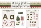 Holiday Garland Bulletin Board Letters