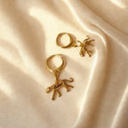 Huggie Cheetah Hoop Earrings